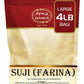 Spicy World Farina Wheat Cereal - Sooji, Rava - 64 Ounce BULK Bag - Grown in the USA