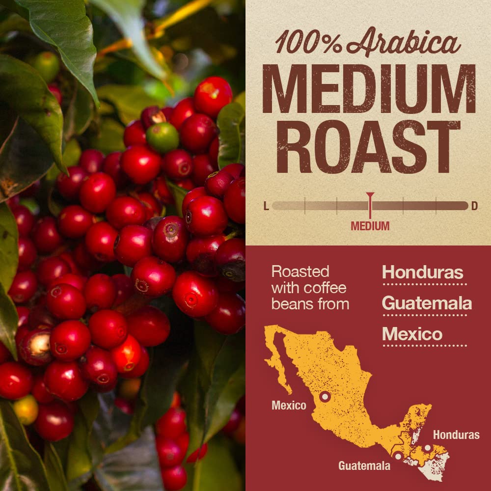 Mayorga Organic Coffee 5lb Mayan Blend - Medium Roast Whole Bean Coffee Specialty Grade, 100% Arabica, Slow Roasted, Chocolate a