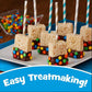 Muchai Innovations Rice Krispies   Mini Squares Snack, 20.2 oz, Individually Wrapped, Rainbow Sprinkles, Great for Parties and Gifts