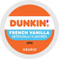 Dunkin' French Vanilla Flavored Coffee, 22 Keurig K-Cup Pods