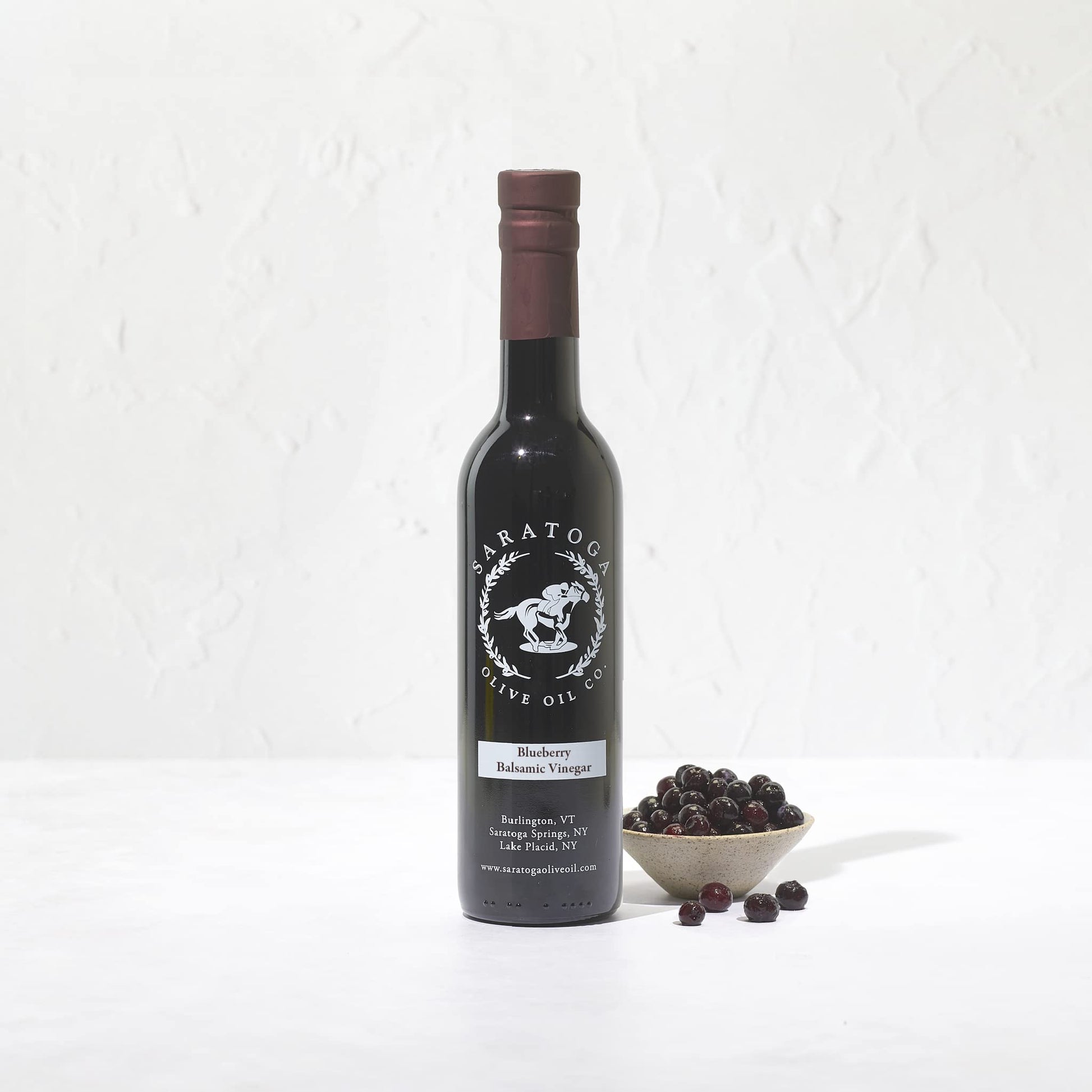 Saratoga Olive Oil Co. Blueberry Dark Balsamic Vinegar, 375ml (12.7oz), 1 Count