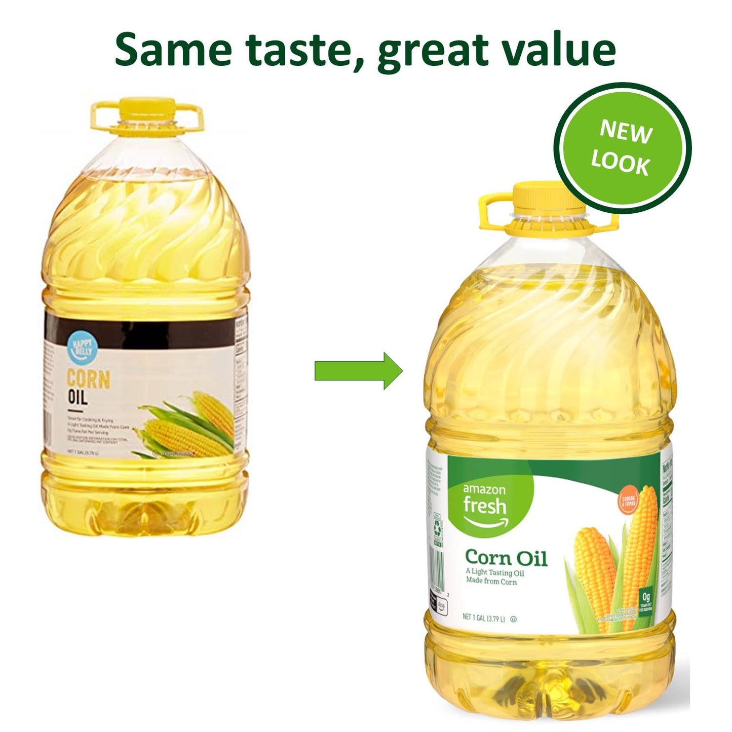 large online retailer Grocery Corn Oil, 128 Fl Oz, Pack of 1, Previously large online retailer Fresh