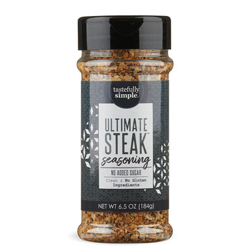 Tastefully Simple Ultimate Steak Seasoning, 6.5 Ounce, Pack of 1
