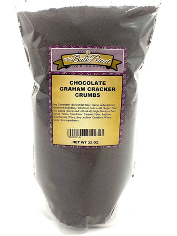 Chocolate Graham Cracker Crumbs, Bulk Size (2 Lb. Resealable Zip Lock Stand Up Bag)