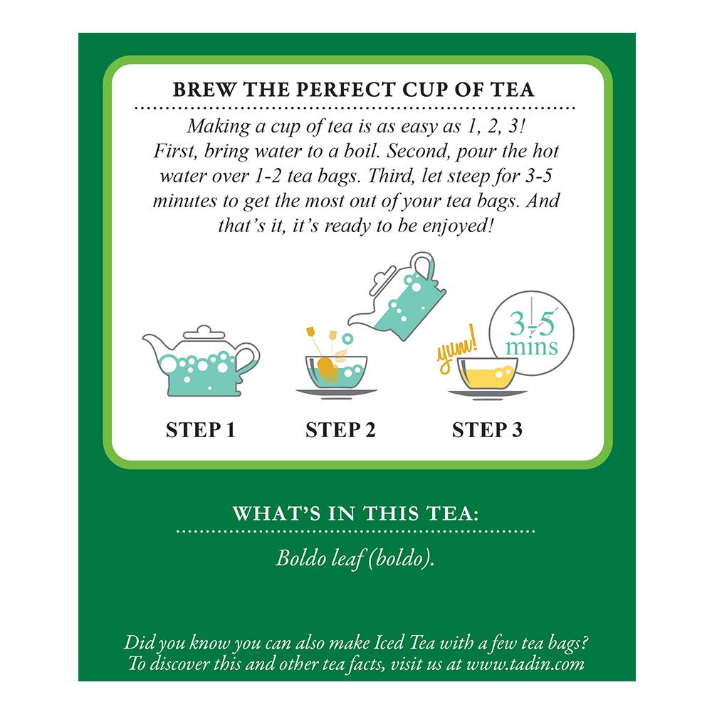 Tadin Boldo Herbal Tea (24 Teabags) (Pack Of 2)