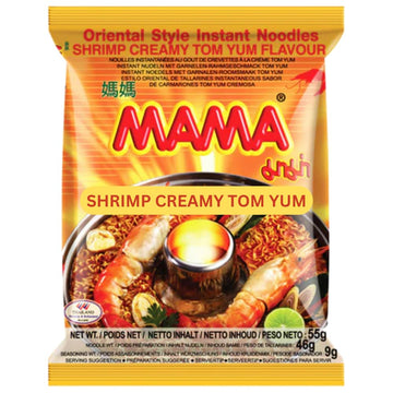 Generic MAMA Instant Ramen Noodle Shrimp Creamy Tom Yum, 1.94oz each, Pack of 30