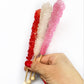 Classic Rock Candy Sticks, Sugar Rock Crystal Lollipops, Individually Wrapped (18 Count, Valentine Mix (Red Strawberry, Pink Che
