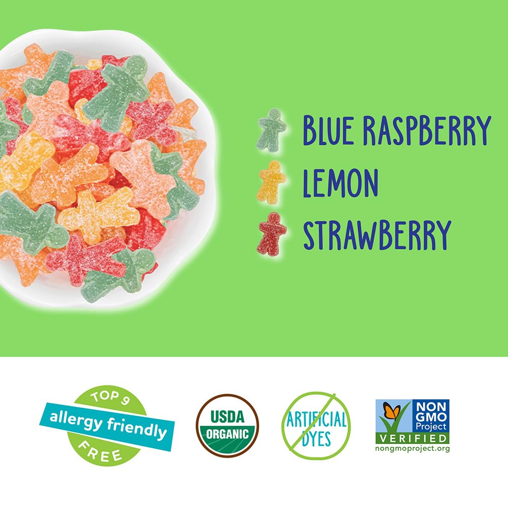 Yumearth Organic Sour Littles Chewy Candy - Allergy Friendly (Top 9 Free), No Artificial Dyes Or Flavors, Non Gmo, Gluten Free,