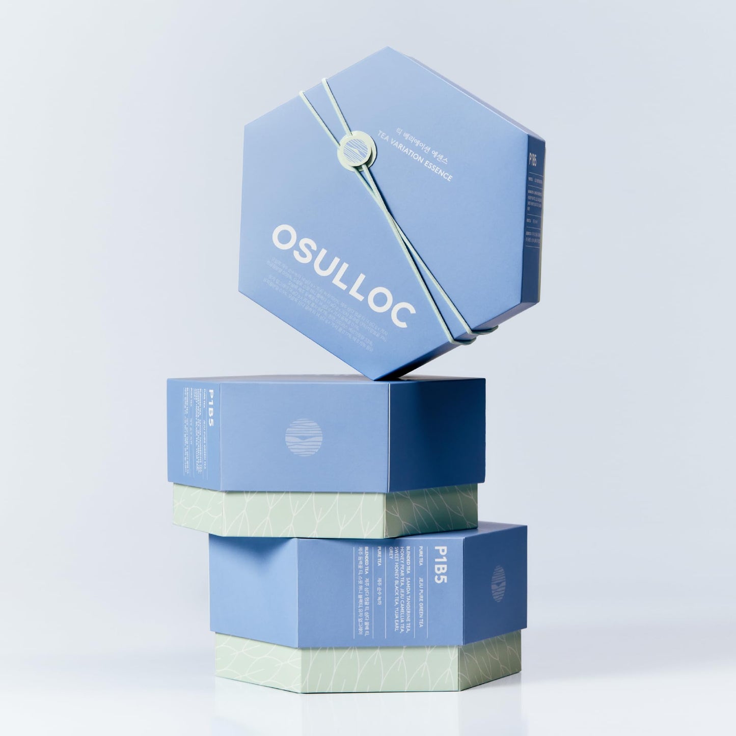 Osulloc Tea Variation Essence (42 Count, 6 Types X 7 Ea), Assorted Tea Bag Sampler, Exceptional Designed Variety Tea Gift Set, P
