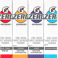 Gatorade G Zero Powder 4 Flavor Variety Pack 10 of Each FlavorPack of 40 0.10oz Glacier Freeze Orange Grape Fruit Punch