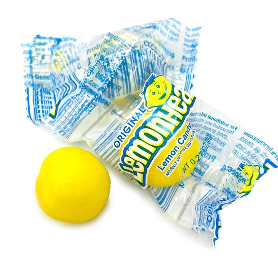 Sweetgourmet Original Lemonhead Candy Wrapped Bulk | 1 Pound