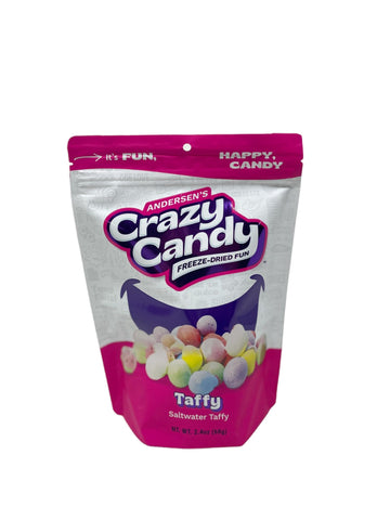Andersen'S Crazy Candy Freeze Dried Candy - Freeze Dried Taffy, 2.4 Ounces