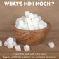 Mini Mochi Sweet Rice Cakes - Assorted Flavors, 10.6 oz (Pack of 2) - Soft Chewy Dessert Topping for Ice Cream, Yogurt, and Froz