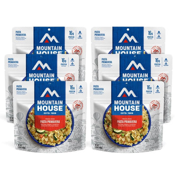 Mountain House Pasta Primavera Freeze Dried Backpacking & Camping Food 6-Pack