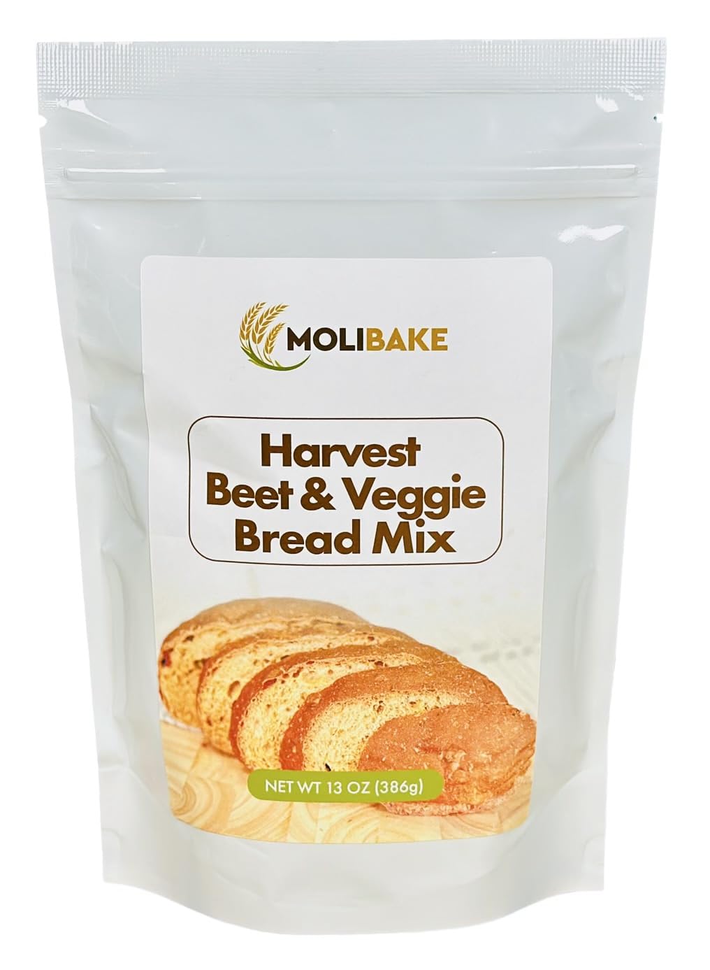 Molibake Harvest Beet & Veggie Bread Mix 15 oz Inspired by Borscht, Beet Bread Mix