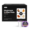 Chaism Mushroom Coffee Pods - Arabic Coffee with Lions Mane  Cordyceps  Reishi  Chaga for Focus & Energy Boost  Sugar-Free  Fat-Free 12 K Cups (12 Counts  Medium Roast)