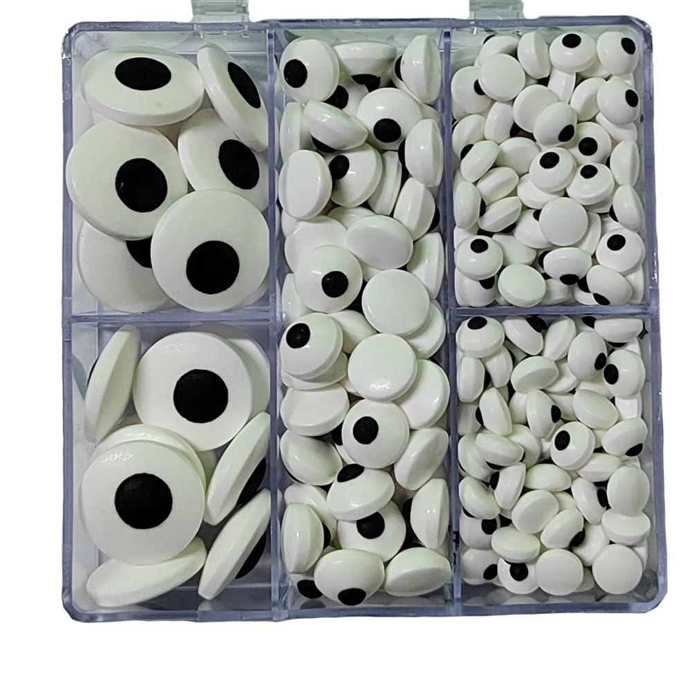 Homankit Candy Eyeballs Edible Eyes Halloween Sprinkles Cake Cupcake Toppers Cookie Dessert Decorations, 2.82 Ounces, Three Size