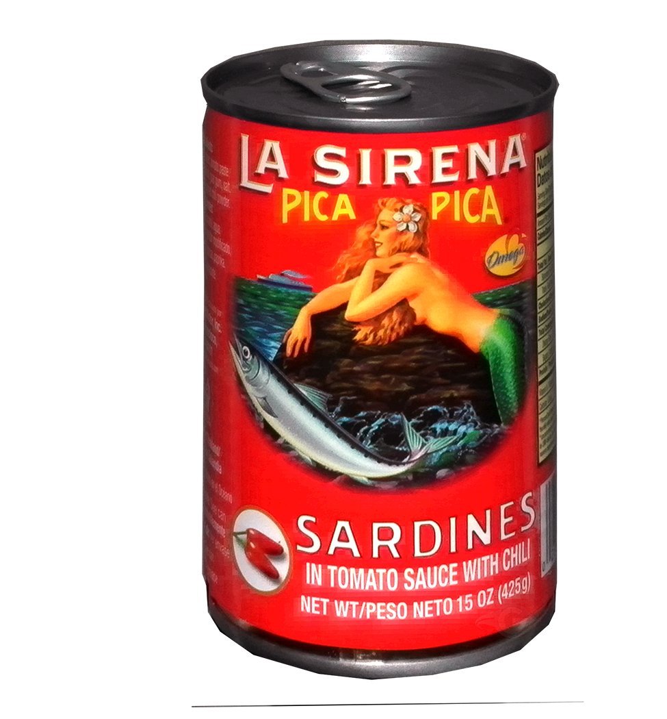La Sirena Pica Pica Sardine 15 oz - Sardina (Pack of 12)