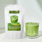 Sweetened Matcha Green Tea Powder Sweet Powder Instant Matcha Latte Blend 100% Pure Premium Matcha For Latte 16Oz(454G) Jiuyu