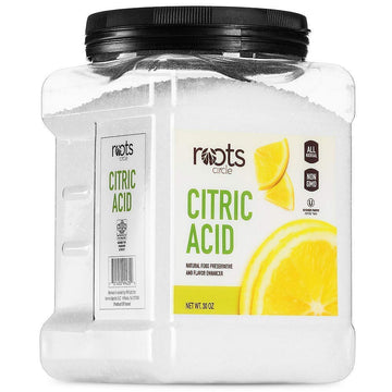 Roots Circle All-Natural Citric Acid | Food-Grade Preservative & Cleaner | 1.87 Pounds | Kosher for Passover