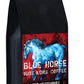 BLUE HORSE 100% KONA COFFEE - Dark Roast Arabica Whole Beans - 8 oz Bag - Farm-Fresh Quality from Hawaii