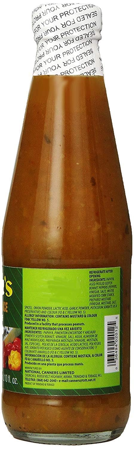 Matouk'S West Indian Hot Sauce Salsa Picante 10 Ounce (Pack Of 3)