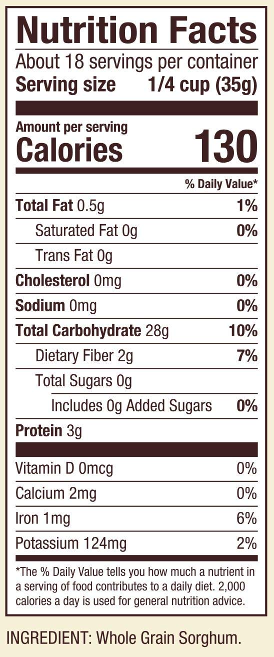 Bobs Red Mill Sorghum Flour, 22oz (Pack of 1) - Whole Grain, Vegan, Kosher