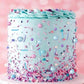 LEBERY 8.4 Oz Pastel Sprinkles, White Pink Purple Blue Sprinkles, Edible Cake Cupcake Sprinkle Edible Cake Pearls for Cake Decor