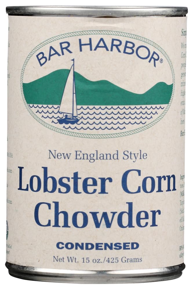Bar Harbor CONDENSED New England Style Lobster Corn Chowder (Pack of 3) 15 oz Cans by Bar Harbor3
