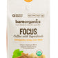 BareOrganics Artisan Ground FOCUS Bagged Coffee with Superfoods, Medium Roast, Non-GMO & Gluten-free, Ginkgo, Ashwagandha & Lion
