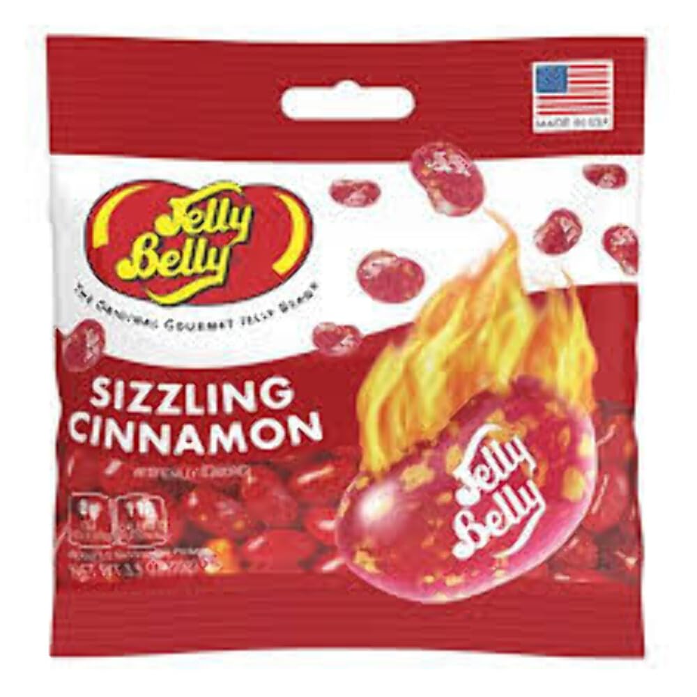 Jelly Belly Sizzling Cinnamon, 3.5 Ounce Bag