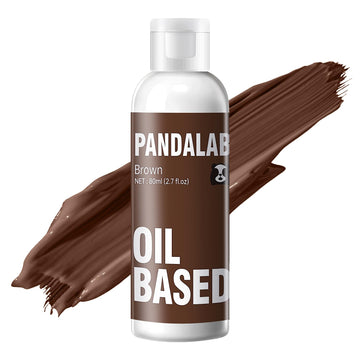 Pandalab Brown Oil Based Food Coloring - Edible Dye for Baking, 2.7 Fl Oz