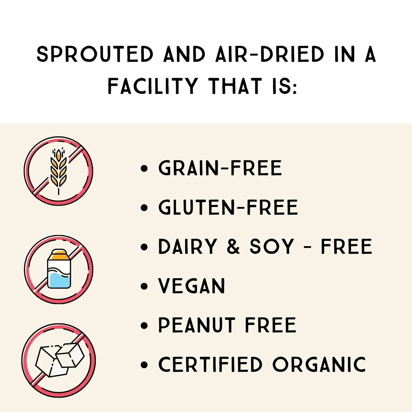 Lark Ellen Farm Variety Pack - Sprouted Raw Walnuts, Almonds & Cashews Unsalted, Certified Usda Organic, Gluten-Free Nuts Make A