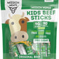 Mission Meats Kids Beef Sticks - 100% Grass Fed & Pasture Raised, Healthy Snacks for Kids and Toddlers, Gluten & Nut Free, Non-G