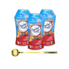 Crystal Light Sugar-Free Berry Sangria Zero Calories Liquid Water Enhancer 3 Pack (1.62 fl oz) Bundled 1 SIXPAW-CKS Stirring Spo