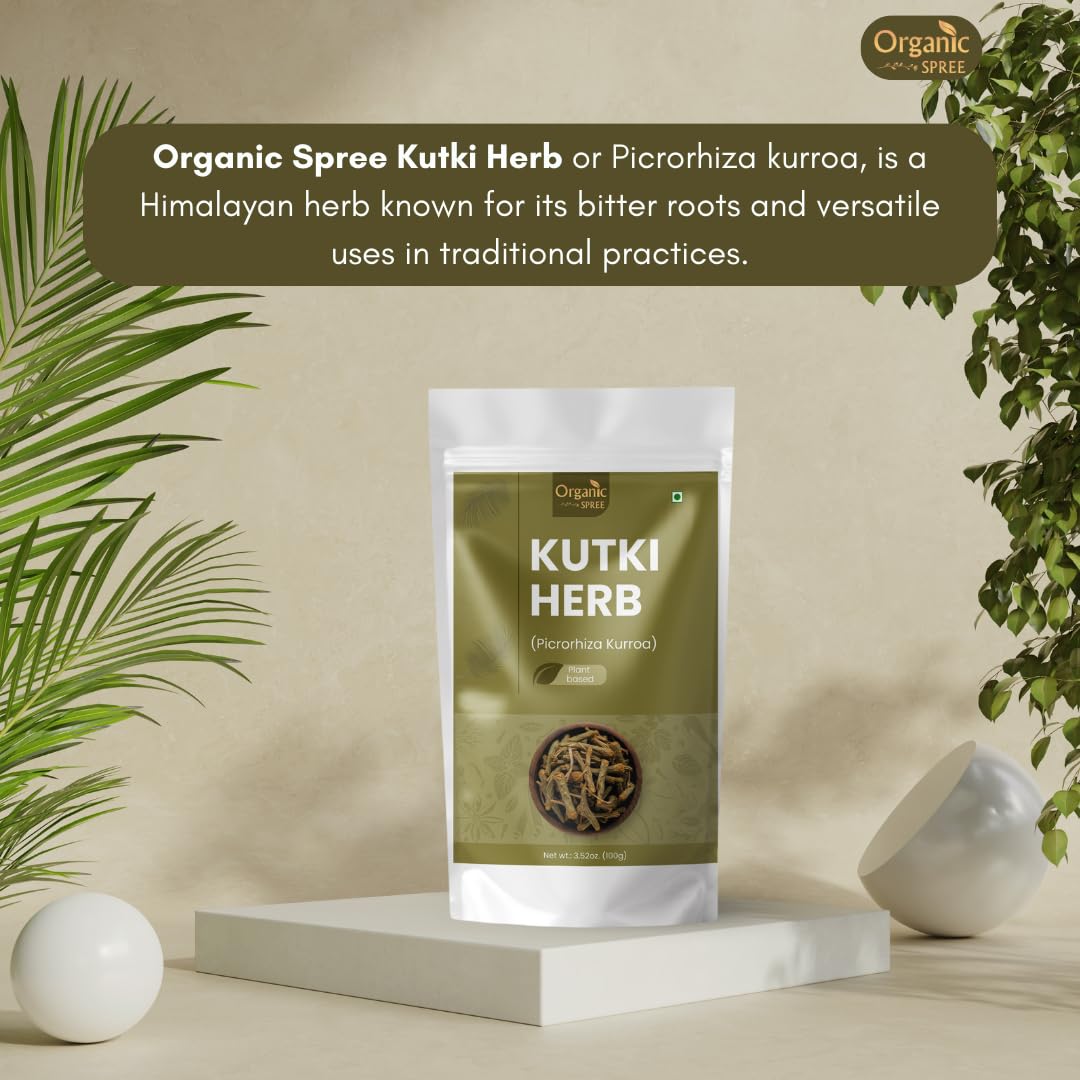 Kutki Herb 100Gm (3.52Oz) Picrorhiza Kurroa - Katuka Rohini - Pure And Natural 100Gm