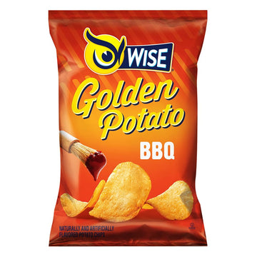 Wise Snack Bbq Potato Chips Bulk Snack Chips For Fun And Tasty Snacking 0.75 Ounce 40 Count, Gluten Free, 0G Trans Fat, No Prese