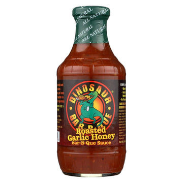 Dinosaur Sauce Honey Bbq Rstd Grlc, 1.18 Pound (Pack of 6)