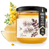 Honigma Raw Honey | Exquisite Taste | 100% Pure | Unpasteurized | Unfiltered | Partially Crystallized | (8.8 Fl Oz (Pack Of 1),
