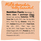 Michel et Augustin gourmet chocolate cookie Squares  Milk chocolate & caramel  Individually Wrapped European cookies  15 French