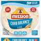 Mission Carb Balance Soft Taco Flour Tortilla'S 2/8 Family Pack Crc Kosher 24 Oz 16 Tortillas