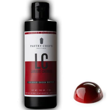 Pastry Chef'S Boutique Intuition Collection Premium Colored Cocoa Butter Coloring For Chocolate - 7 Oz. - Lambert Cherry Red