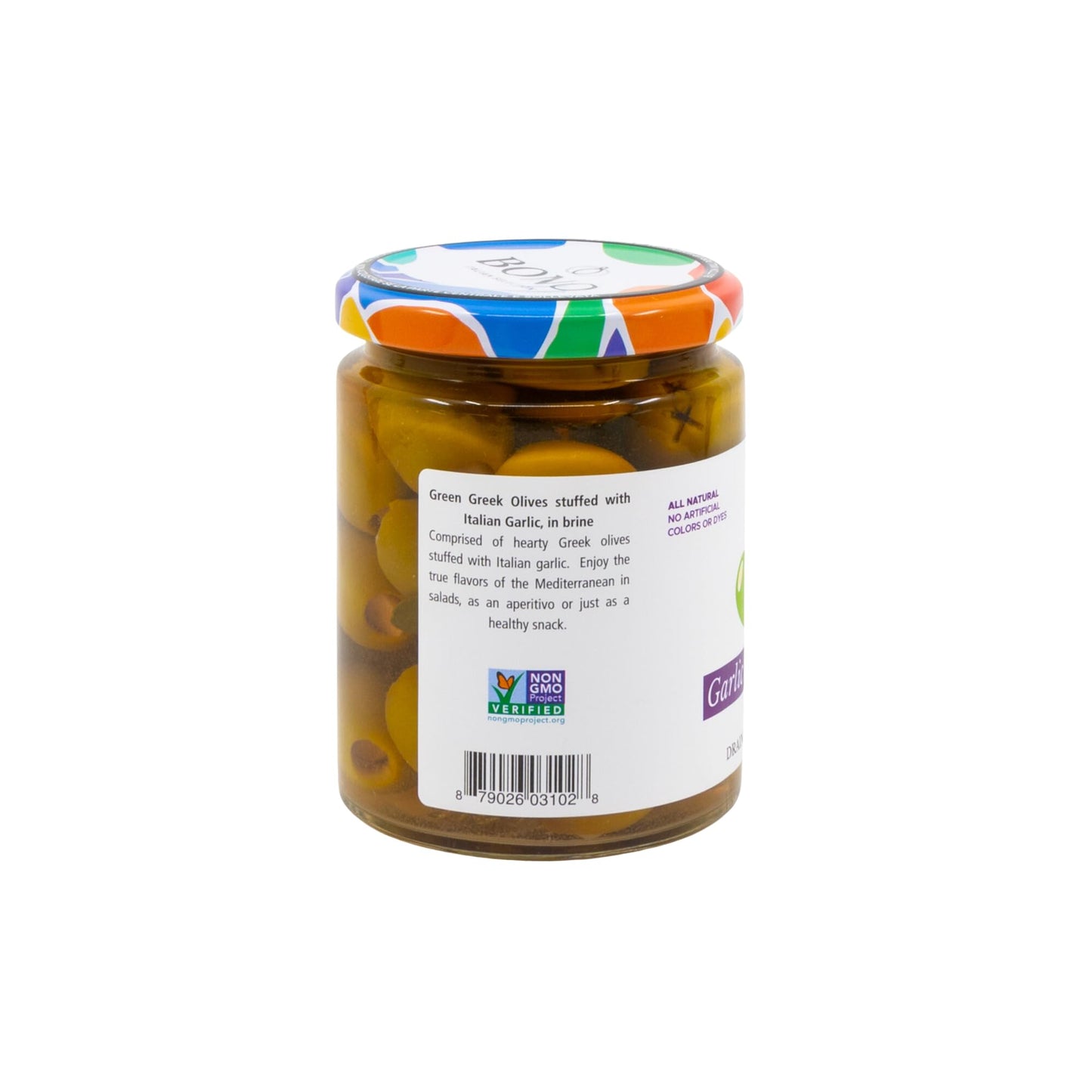 Bono Italian Gourmet Olives | Product Of Italy | All Natural | No Artificial Colors Or Dyes | Non-Gmo Verified, (Pack Of 2) (5.6