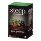 Steep By Bigelow Organic Pure Green Tea, 20 Count (Pack Of 6), 120 Tea Bags Total