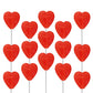 The Dreidel Company Lollipops Red Double Heart Shaped Cherry Flavored, Individually Wrapped, 24-Pack