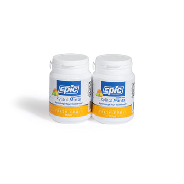Epic Mints - Aspartame Free 100% Xylitol Mints - Sugar Free Mints Fresh Fruit Flavored, 180 Pieces (Pack Of 2)