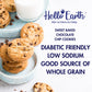 Hello Earth Sweet Bakes Chocolate Chip Cookies Low Sodium And Diabetic Friendly, 1.1 Ounce (Pack Of 20)