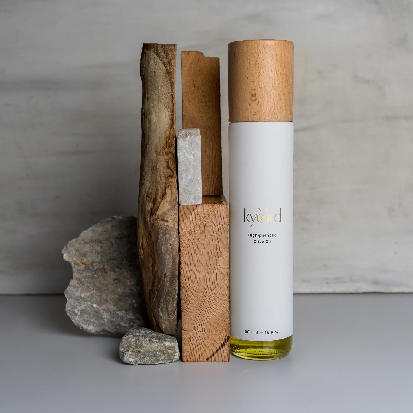 Kyoord High-Phenolic Extra Virgin Olive Oil - Unfiltered, Cold-Pressed, Early Harvest - Peppery, Robust, Green Notes - Packed Wi