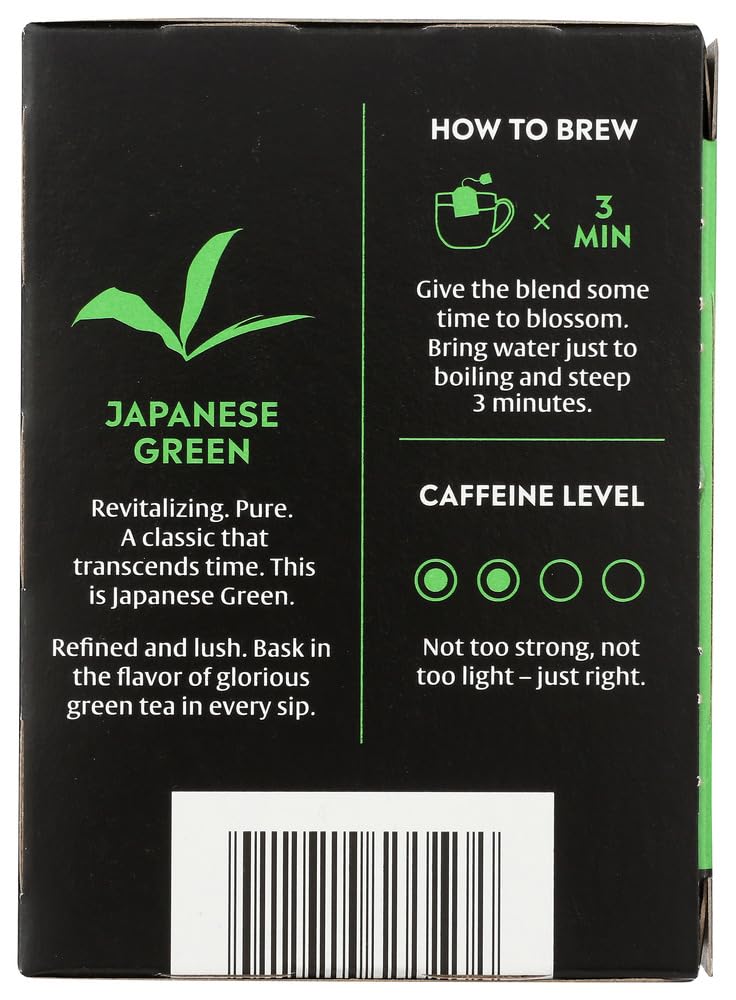 Choice Organics Organic Japanese Green Tea - 16 Bags - Compostable - Contains Caffeine - Model 205450