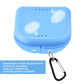 6 Pieces Retainer Cases Mouth Guard Container Case Multicolor Orthodontic Denture Storage Boxes With D-Shaped Buckles And Keychain Rings